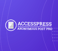 AccessPress Anonymous Post Pro