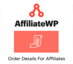 AffiliateWP Order Details For Affiliates