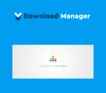 WP Download Manager Front-end Category Manager