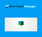 WP Download Manager Default Values