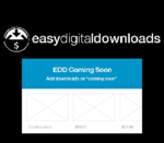 Easy Digital Downloads Coming Soon