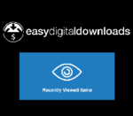 Easy Digital Downloads Recently Viewed Items