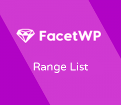 FacetWP Range List