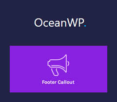 OceanWP Footer Callout
