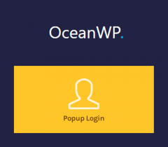 OceanWP Popup Login