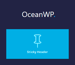 OceanWP Sticky Header