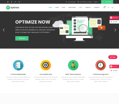 Optimize – SEO, Digital Marketing, Social Media Theme