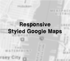 Responsive Styled Google Maps