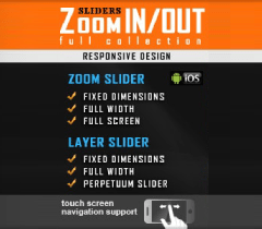 Responsive Zoom In/Out Slider