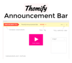 Themify Announcement Bar