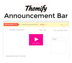 Themify Announcement Bar
