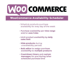 WooCommerce Availability Scheduler
