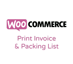 WooCommerce Print Invoice & Packing List