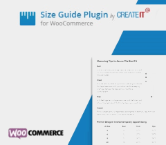 WooCommerce Product Size Guide
