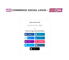 WooCommerce Social Login (wpweb)
