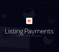 WP Job Manager Listing Payments