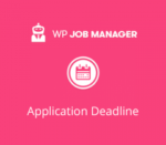 WP Job Manager Application Deadline