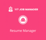 WP Job Manager Resume Manager