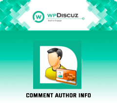 wpDiscuz Comment Author Info