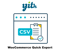 Yith WooCommerce Quick Export